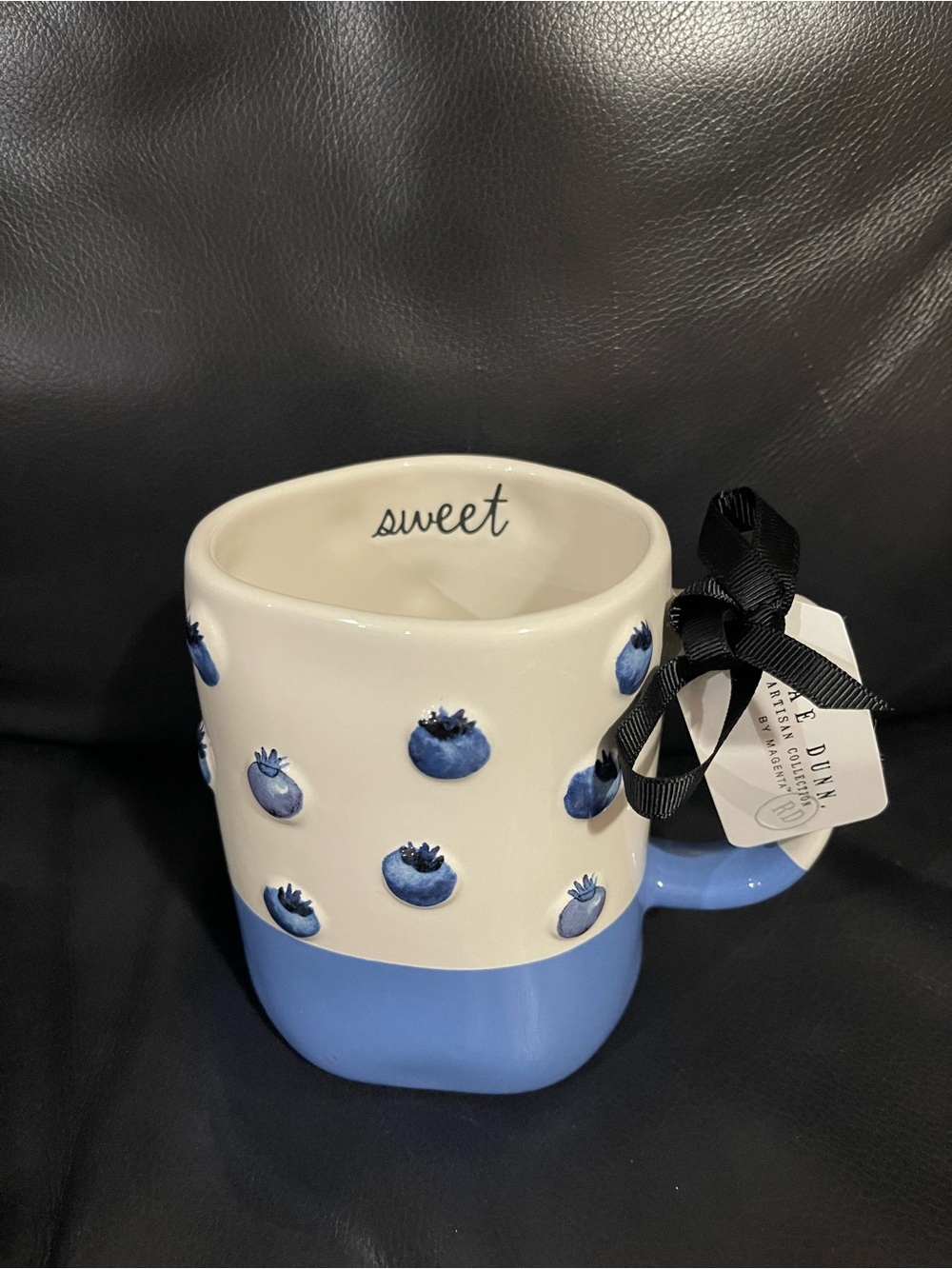Rae Dunn Mug SWEET Blueberries